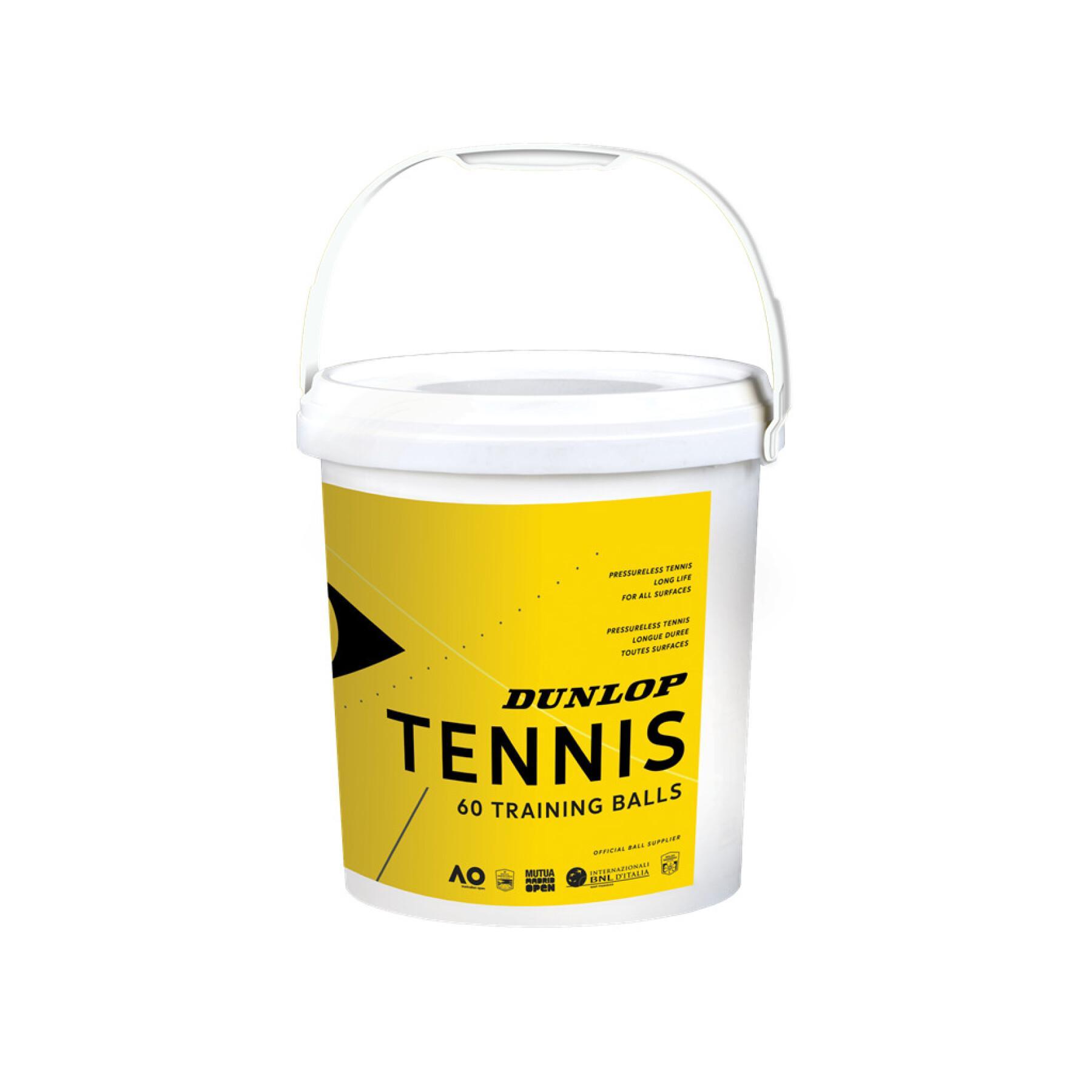 Zestaw 60 piłek tenisowych Dunlop training