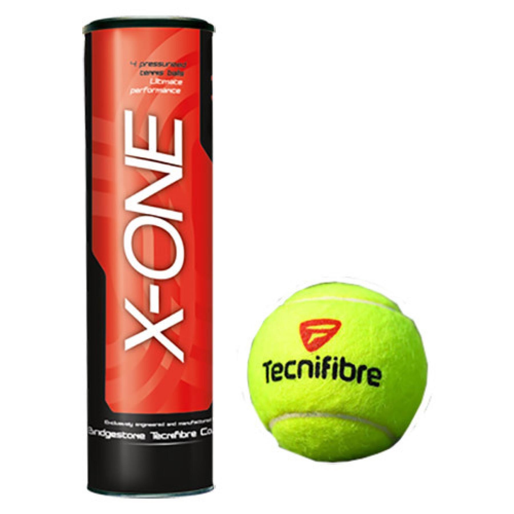Zestaw 3 piłek tenisowych Tecnifibre X-one