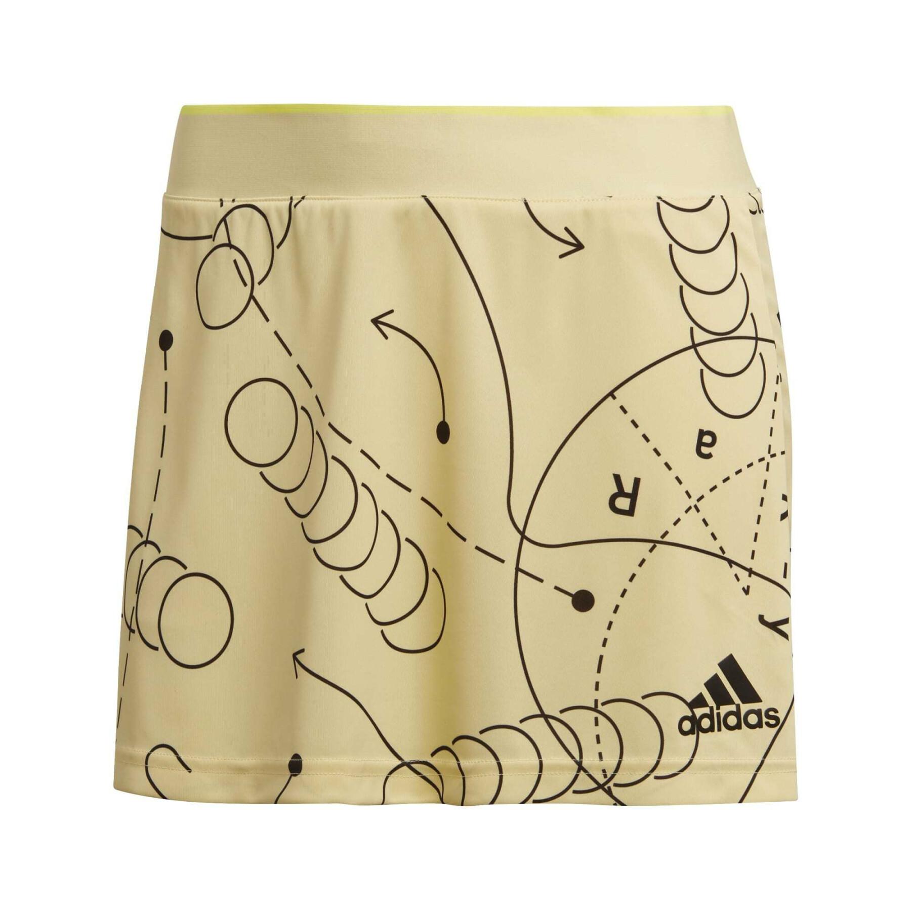 Damska graficzna spódnica klubowa do tenisa adidas