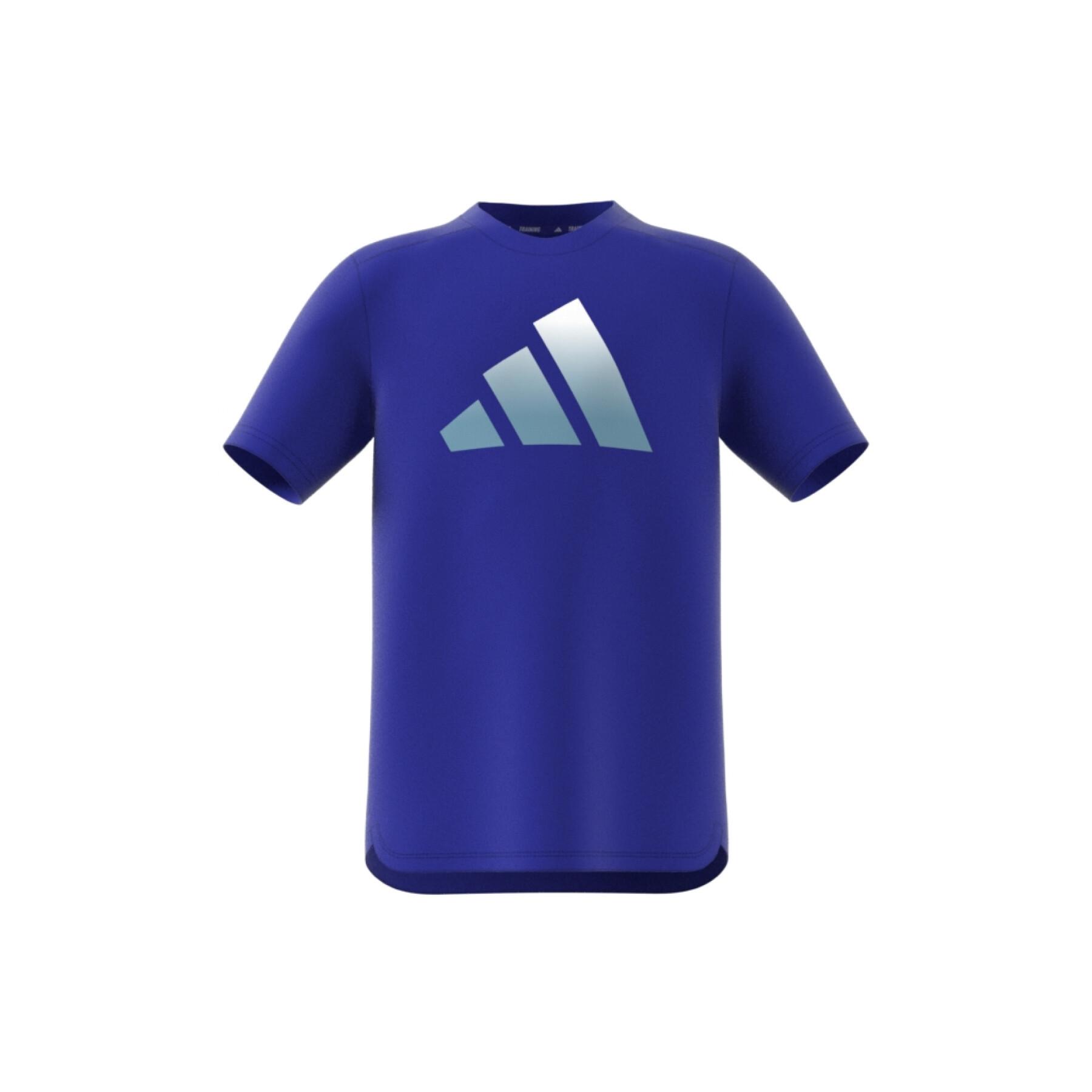 Koszulka z logo dla dzieci adidas Icons Icons Aeroready Logo