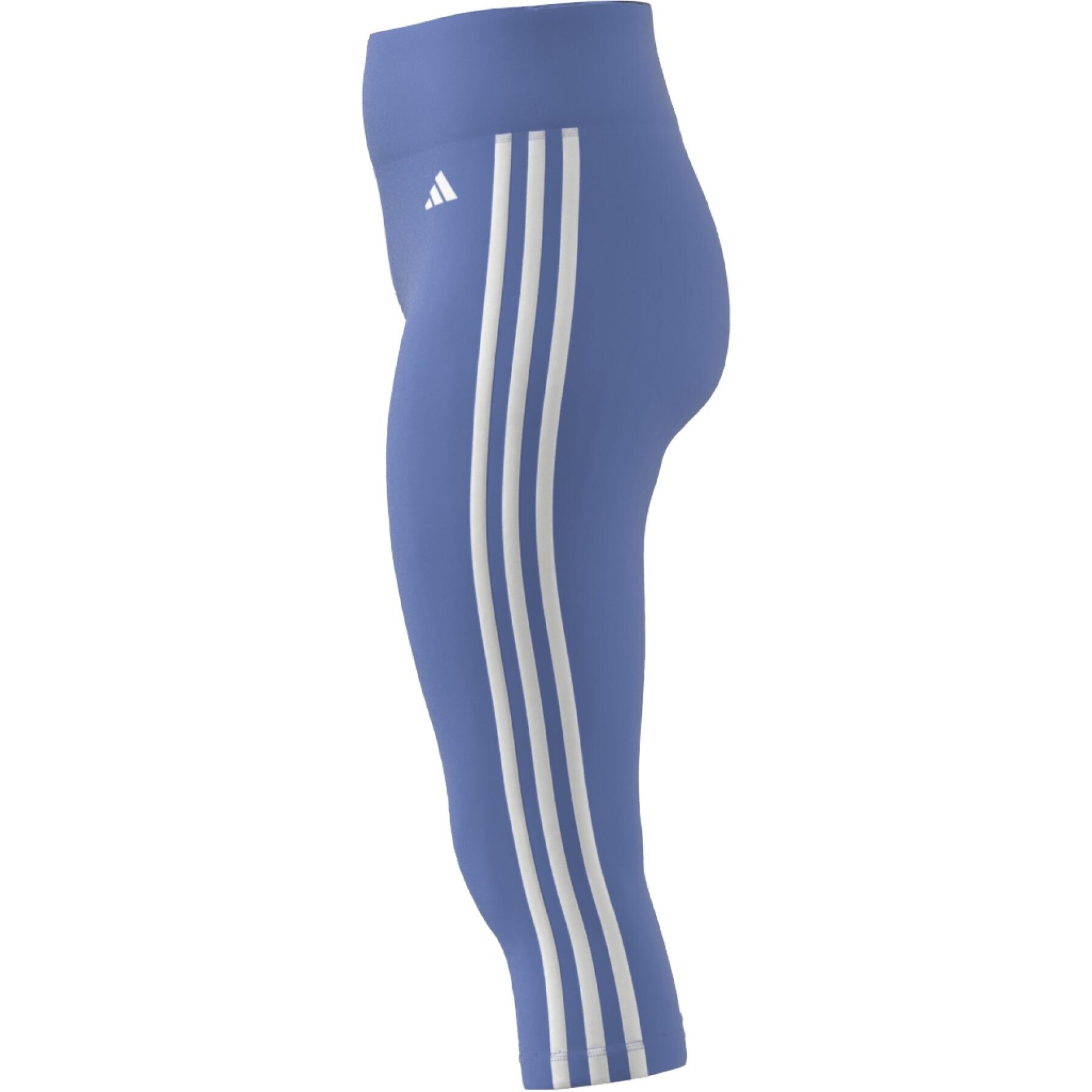 Damskie legginsy 3/4 z wysoką talią adidas 3-Stripes Essentials