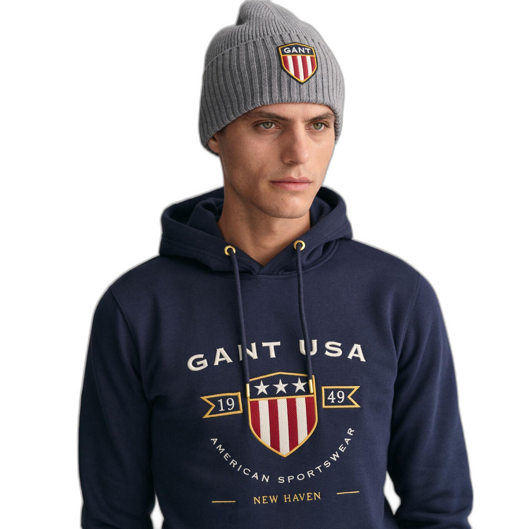 Sweatshirt z kapturem Gant Banner Shield
