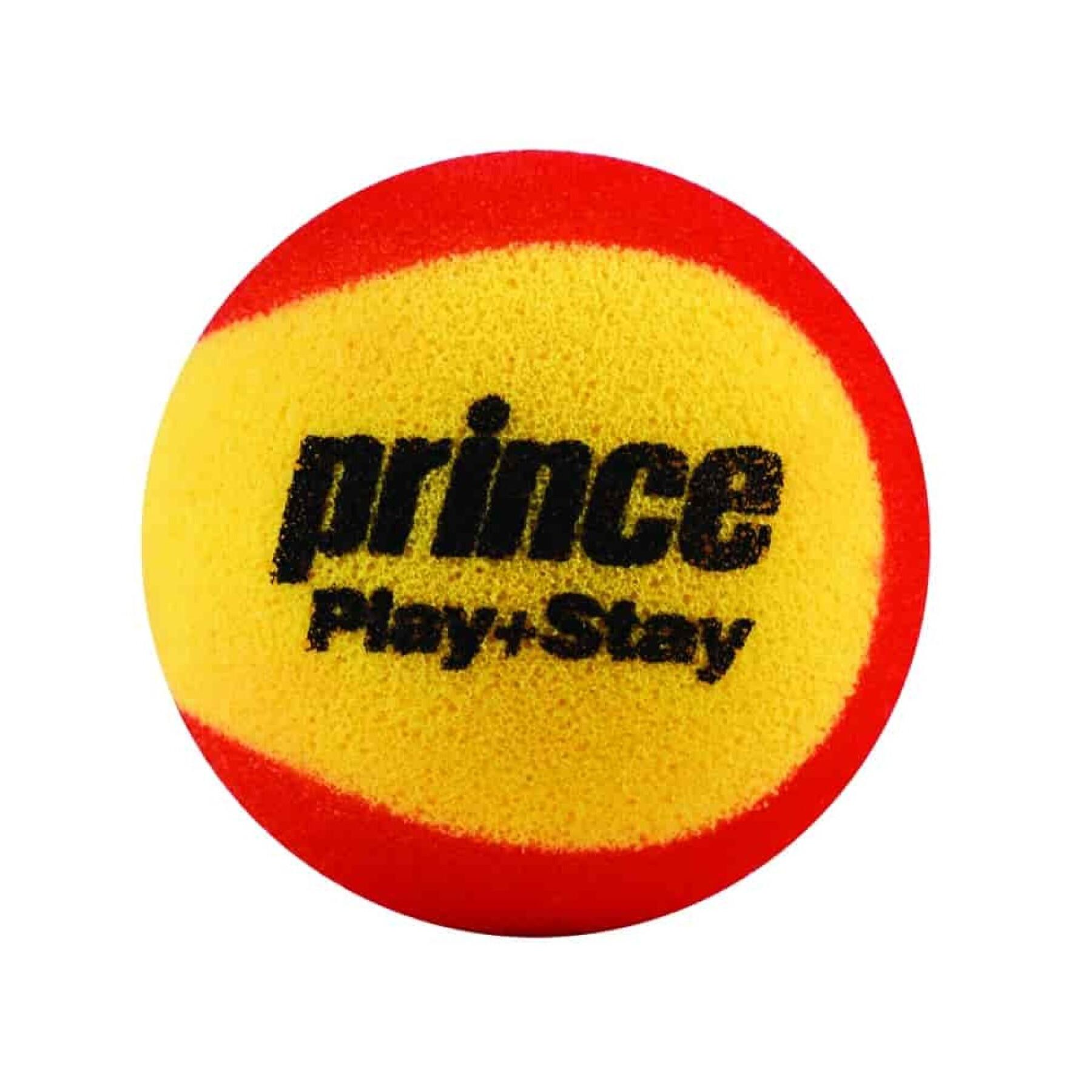 Zestaw 3 piłek tenisowych Prince Play & stay – stage 3 (foam)