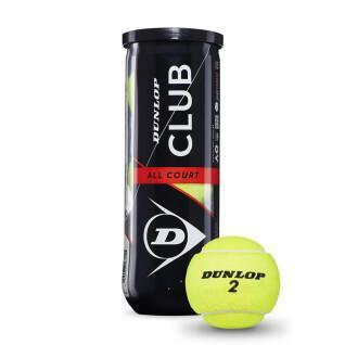 Zestaw 3 piłek tenisowych Dunlop club