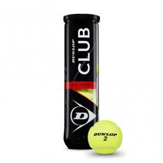 Zestaw 4 piłek tenisowych Dunlop club