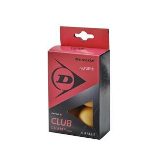 Pudełko 6 piłeczek do tenisa stołowego Dunlop 40+ Club Champ