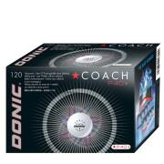Zestaw 120 piłeczek do tenisa stołowego Donic Coach P40+* (40 mm)