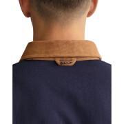 Koszulka polo z długim rękawem Gant Cord Collar Heavy Rugger